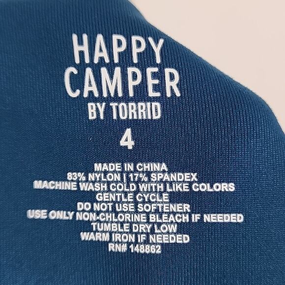 Torrid Happy Camper Low Impact Wireless Zip Front Active Bra, NWT, 4X - Picture 7 of 7